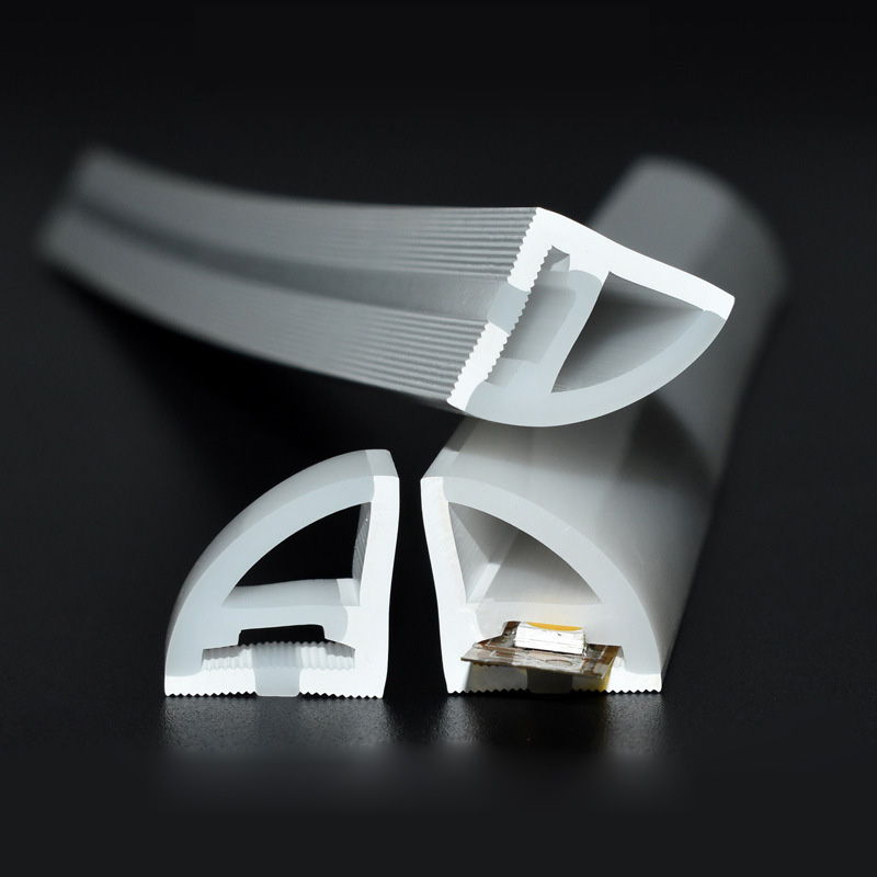 1010 Small Silicone Flex Angle LED Corner Profile For 5mm Strip Light 1010 Small Silicone Flex Angle LED Corner Profile For 5mm Strip Light
